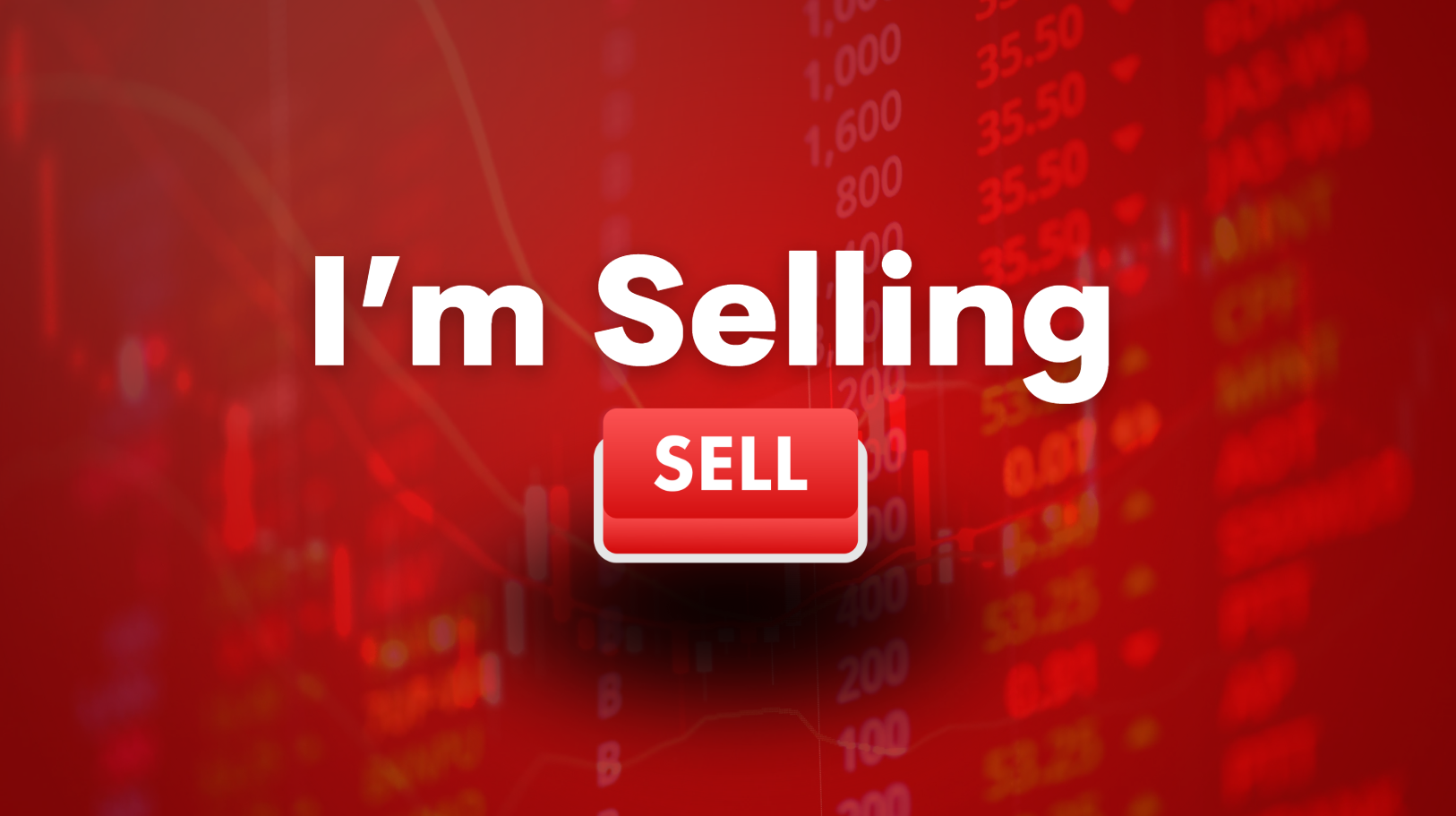 I'm Selling A Large Altcoin Holding Tonight. Here's The Coin and Why.