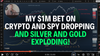My $1M Bet Crypto & Spy Drop While Silver & Gold Explode.